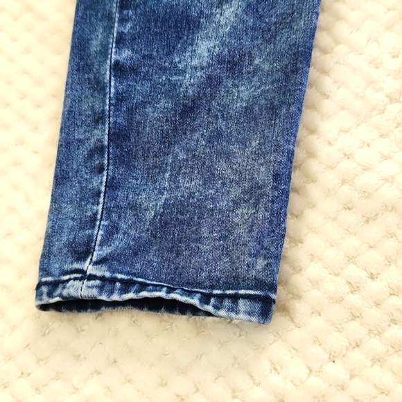 AERPOSTALE WOMENS JEGGINGS DISTRESSED ON KNEES SIZE 2 REGULAR STONE WASHED BLUE - Picture 10 of 16